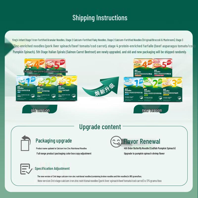 Engnice Baby & Toddler Complementary Food: Noodles & Rice