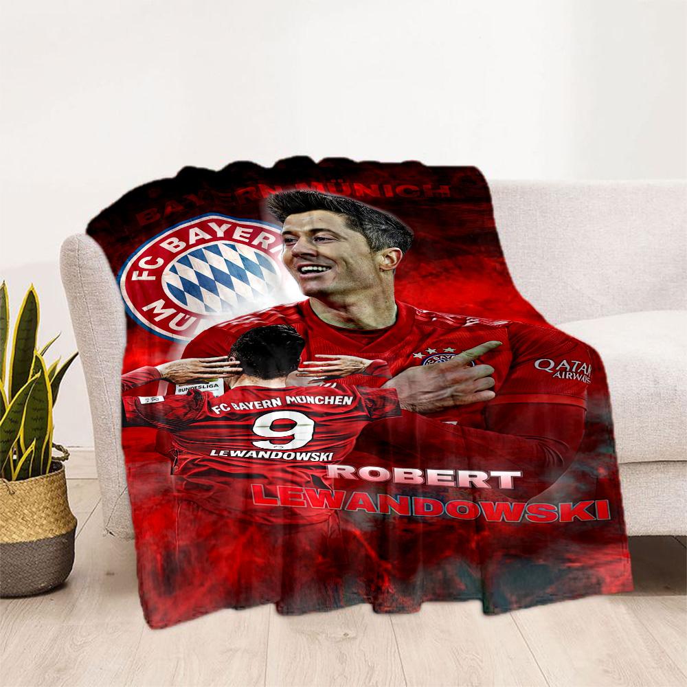 Bayern Munich Blanket Soft Warm Cozy Perfect for Picnics Office Bedding Four Seasons Universal Stylish Decor Suitable for Gifting Relatives and Friend