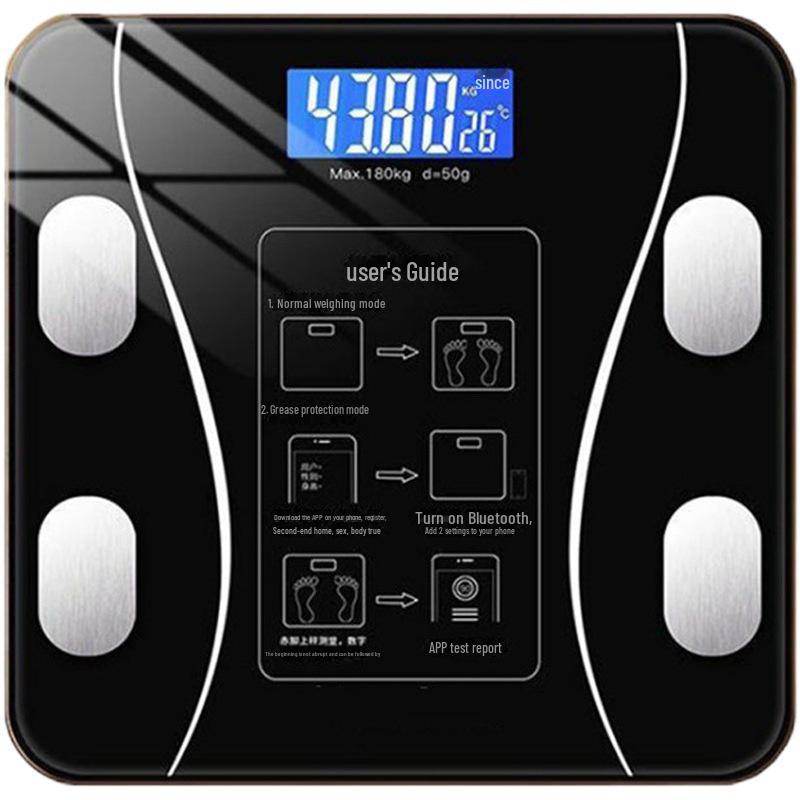 

Bluetooth Smart Body Fat Scales для взрослых - точные электронные весы для использования дома и в общежитии Chinese Packaging