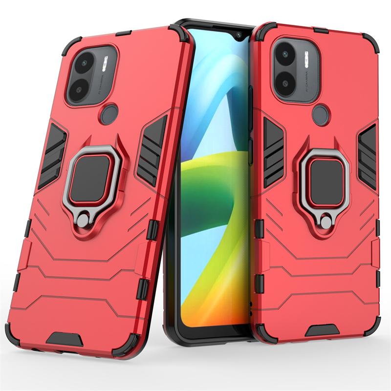 For Redmi A1 Plus Case Cover Xiaomi Redmi A1 Plus Capas Shockproof Bumper Magnetic Metal Holder Cover Redmi A 1 A1 Plus Fundas