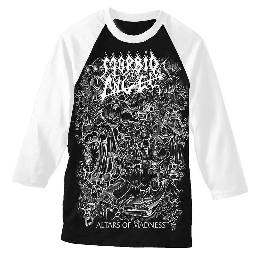 3D Printed Men's and Women's T-Shirts New Legend Band Sick Angel "Crazy Altar" Album Cover Retro Street Long Sleeve Top Harajuku
