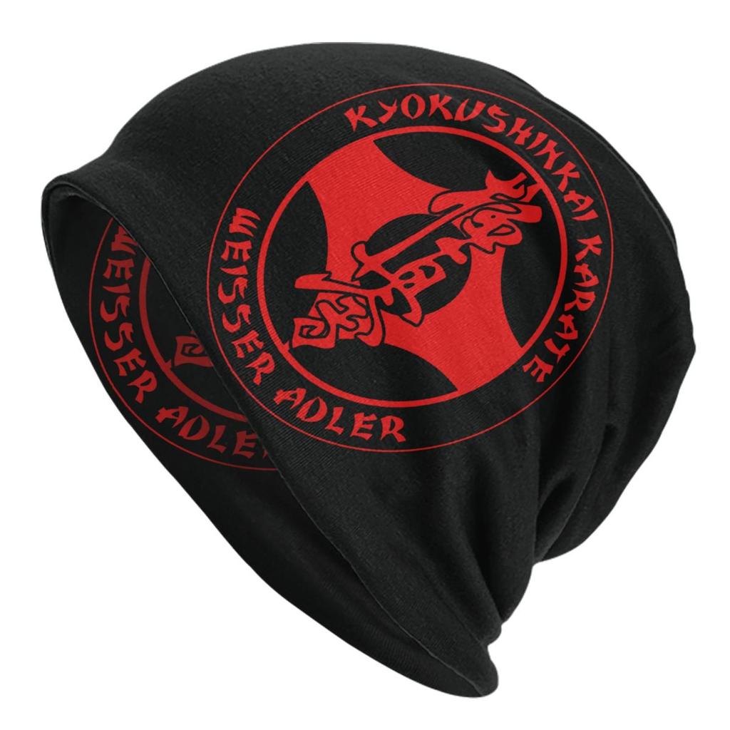 Kyokushi Karate Skullies Beanies Caps Unisex Women Unisex Fashion Winter Warm Knitting Hat Adult Martial Arts Bonnet Hats