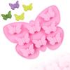 8 Hole Butterfly Chocolate Silicone Mould Insect Shape Summer Drink Ice Decor 3D Simplicity Candy Jelly Mold Candle Soap Making