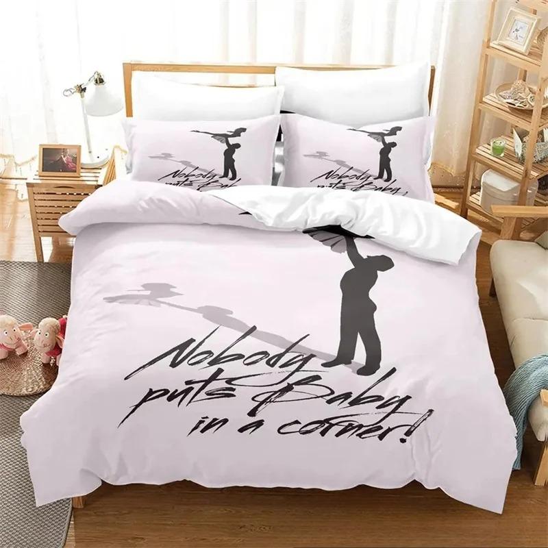 3D Print Dirty Dancing Bedding Set,Duvet Cover Comforter Bed Set Quilt Cover Pillowcase,King Queen Twin Size Boys Girls Adults