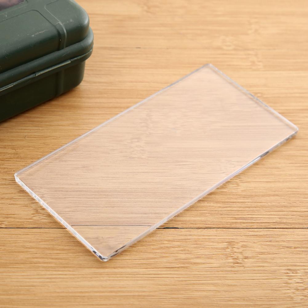Acrylic Cutting Die Machine Transparent DIY Cutting Pads Standard Portable Replaceable 2 Sizes for Embossing Cutting Tool