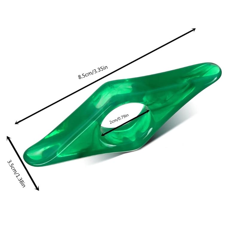 2x/Set Reading Thumb Holder Resin Bookmarks Book Page Holder Thumb Reader Thumb Bookmarks Holder for Easy Reading