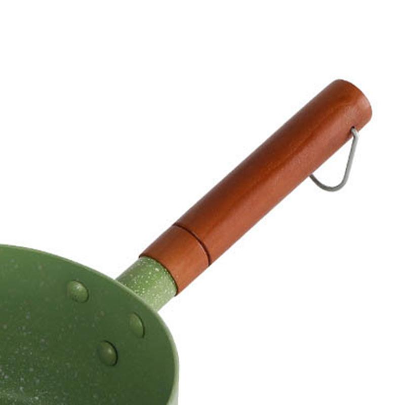 Topf im japanischen Stil, antihaftbeschichtet, für Milch, Nudelsuppe, Soßenpfanne, Kochtopf für Babynahrung, Avocadogrün