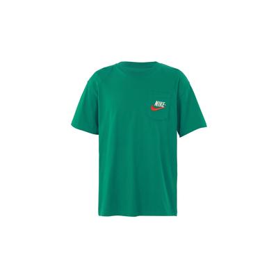 Sportswear Casual Logo Crew Neck Short Sleeve T-Shirt Men Tops Peacock-Green DM6426-365