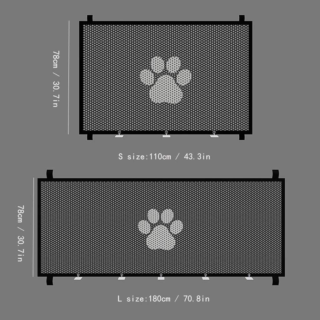 Katzen- und Hundesichere Zäune Außenbereich Innenbereich Barrierezaun Faltbares Hundegitter für Treppen Türöffnungen Flur