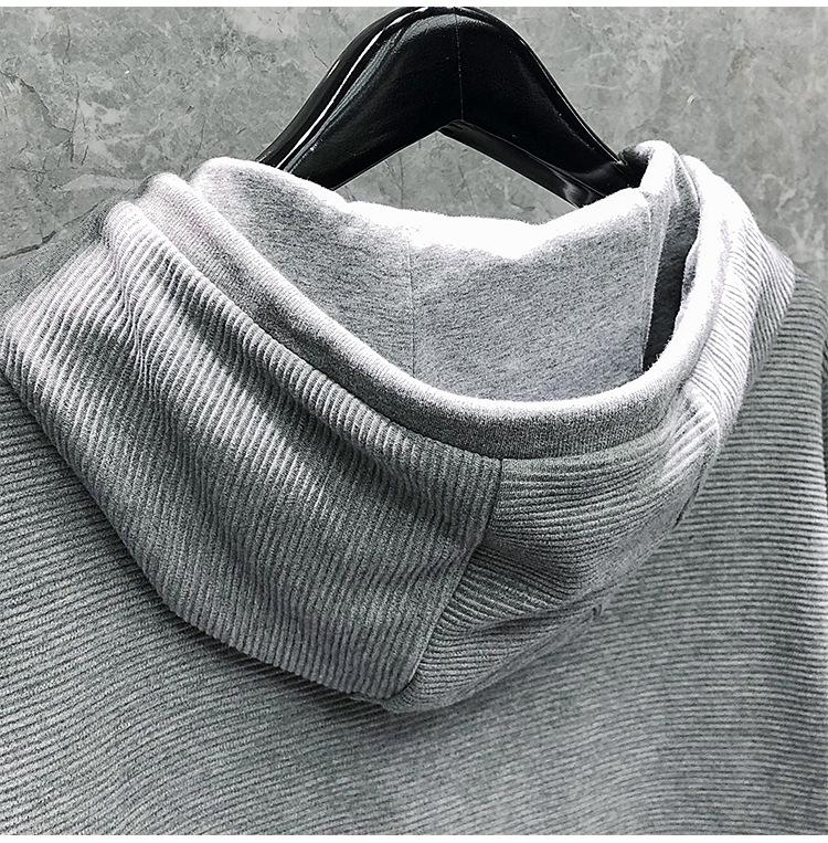 TIME BREATHE Men's & Women's Autumn Water Ripple Hoodie Jacket Set