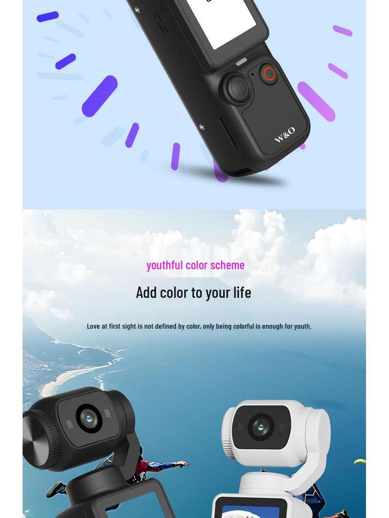 Q7 4K HD Sports Camera: Portable Handheld Action Cam for Outdoor and Travel Vlogs