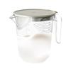 Transparent Measuring Cup - 1000ml Multifunctional Filter Measuring Cup with Egg and Milk Whisk, Graduated Measuring Cup, 4 Capacity Units, Mixing Ket