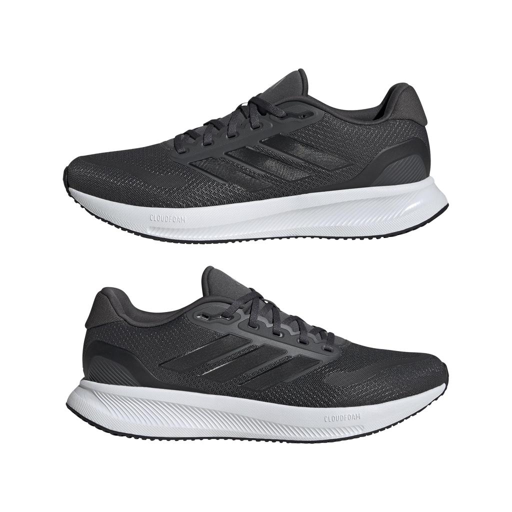 Laufschuhe Core Runner 5 Laufen NKE45 Grau Weiß cm [Adidas] Six/Core Black/Footwear (IE8819) 25.5