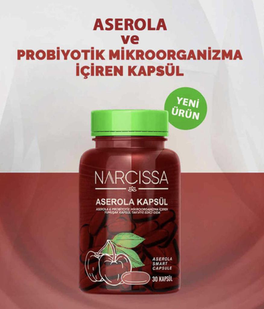 Narcissa Acerola Capsule & Detox Capsule Containing Probiotic Microorganisms