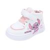 Atmungsaktive High-Top Cartoon-Skateschuhe für Kleinkinder und Mädchen, Leichte und lässige weiße Sneaker