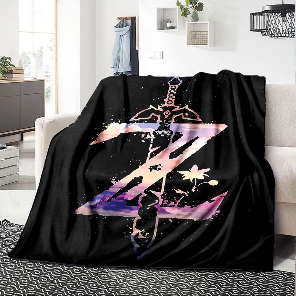 1pc Shiny Shield Fantasy Artwork flannel Blanket for Super Soft Cute Comfort Blanket for Travel Bedding Couch Sofa Blanket Y82549