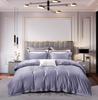 50S Pure Cotton Sateen Solid Color Brocade Fabric Duvet Cover & Bed Sheet Hotel Collection