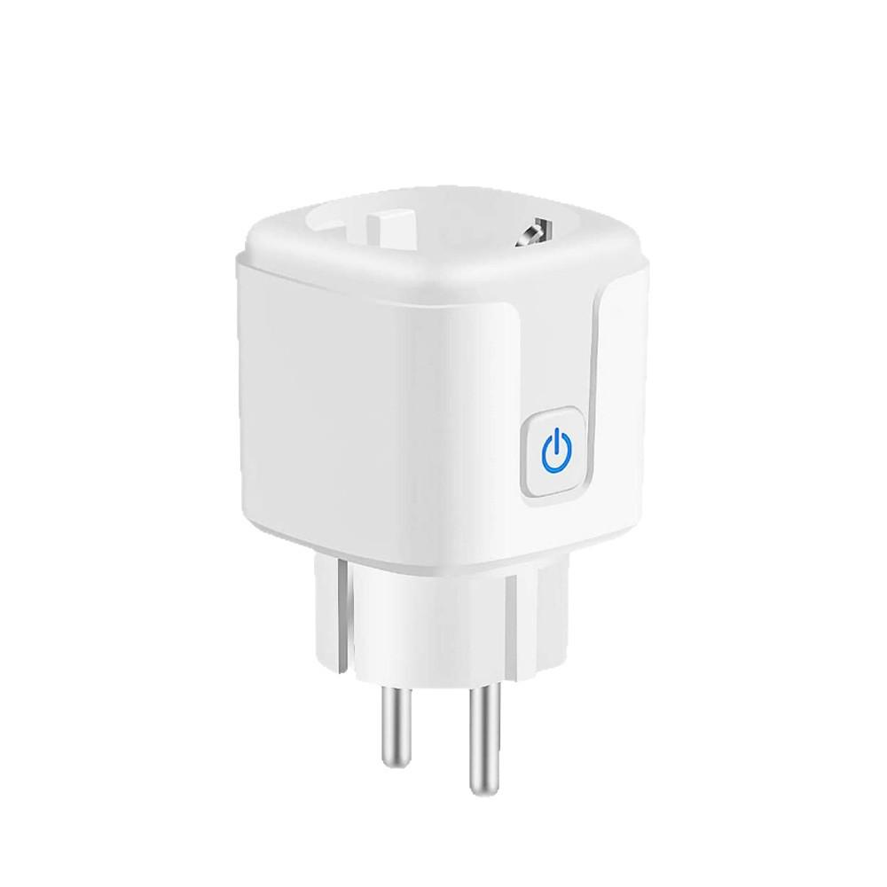 EU Standard Smart Tuya WiFi Socket Timer with Alexa Remote & Power Metering