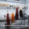 Coffee Syrup Bottle Organizer Tiered Display Rack Long-Lasting