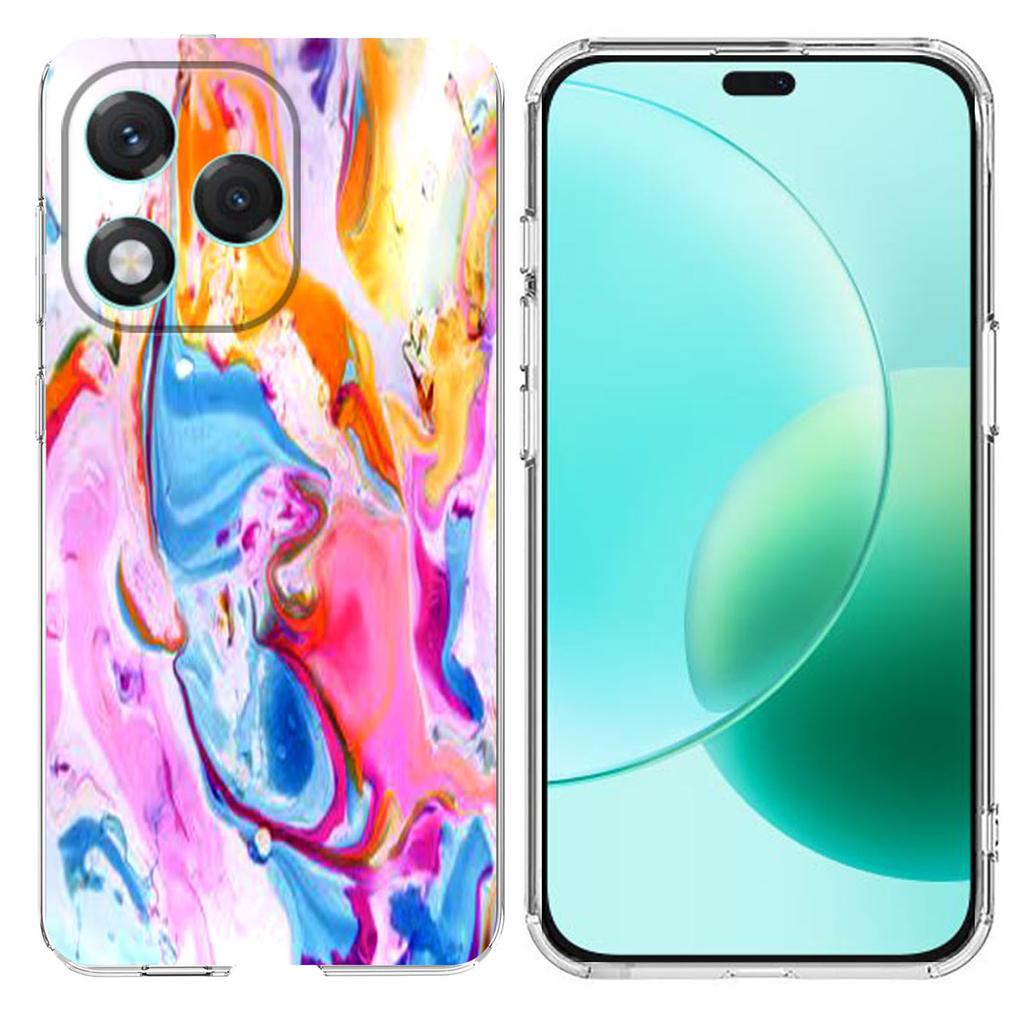 Pro Honor 400 Lite 5G Pouzdro Mramorový Vzor Potisk Měkký TPU Kryt na Telefon