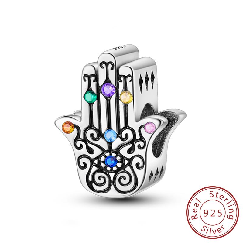 Copper Charms Beads Devil'S Eye Cross Angel Charms Fit Original Charms Bracelets Pendants Fine Diy Jewelry Making For Women