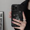 Black Butterfly Phone Case for iPhone 12/13/14 Plus/15/Pro Max - Drop-Proof, Simple Design