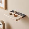 Plastic Floating Wall Mount Shelf Slide Open Display Rack with Drawer  Entryway