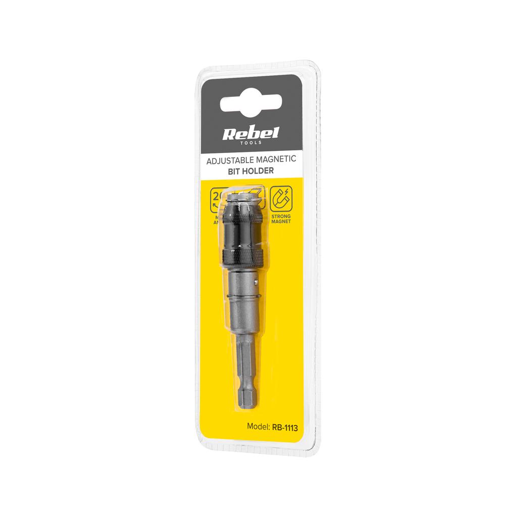 Rebel 1/4 HEX Magnetic Bit Holder Extension