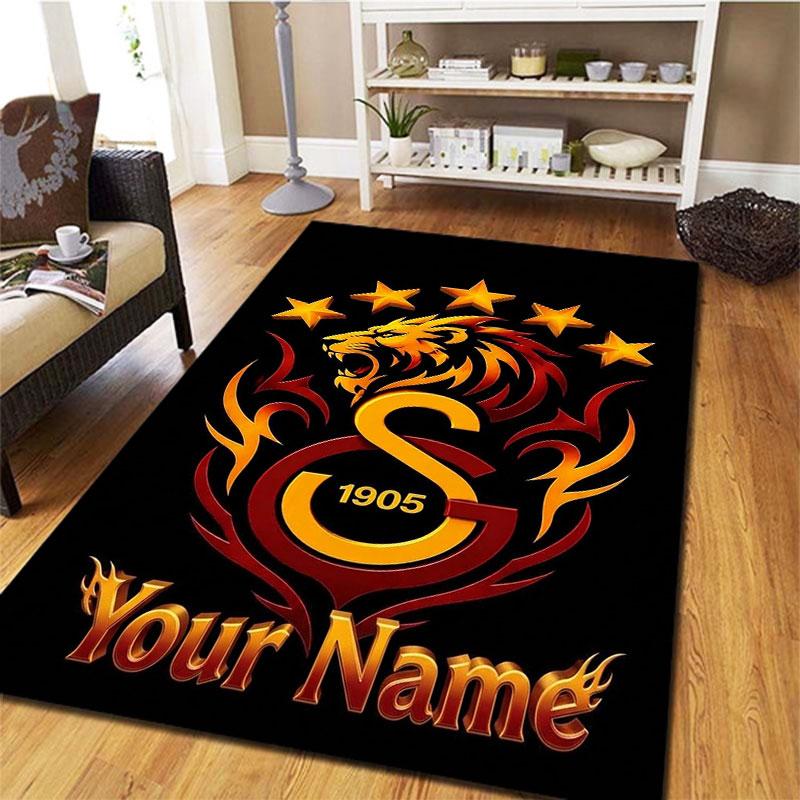 Galatasaray S Custom Name Carpet Rug for Living Room Bedroom Home Sofa Decoration,Kids Play Non-slip Floor Mat