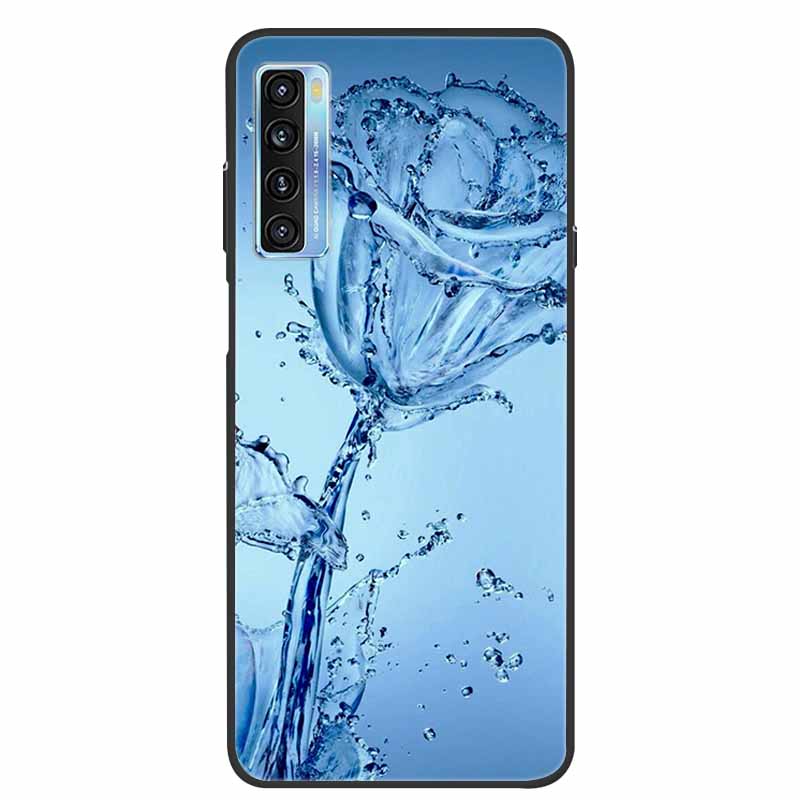 For TCL 20L Case Cute Painted Soft Silicone Back Cover for TCL 20L+ Plus T775H Phone Cases TPU Bumper For TCL 20S 20 L T774H