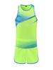 Unisex Quick-Dry Sweat-Wicking Track and Field Training Uniform Set