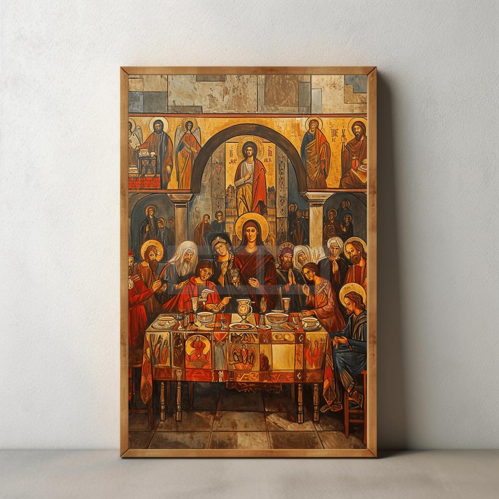 Religious Byzantine Catholic Art Prints Modern Christian Posters Gospel Figure Illustration Canvas Painting Pictures Home Decor