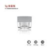 10Pcs Square Acrylic Cream Jars, Transparent Face Moisturizer Containers, High-End Empty Cosmetic Pots for Travel DIY