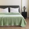 2025 Taffy Velvet Waffle Knit Jacquard Blanket - Multi-functional and Comfortable Cotton Velvet