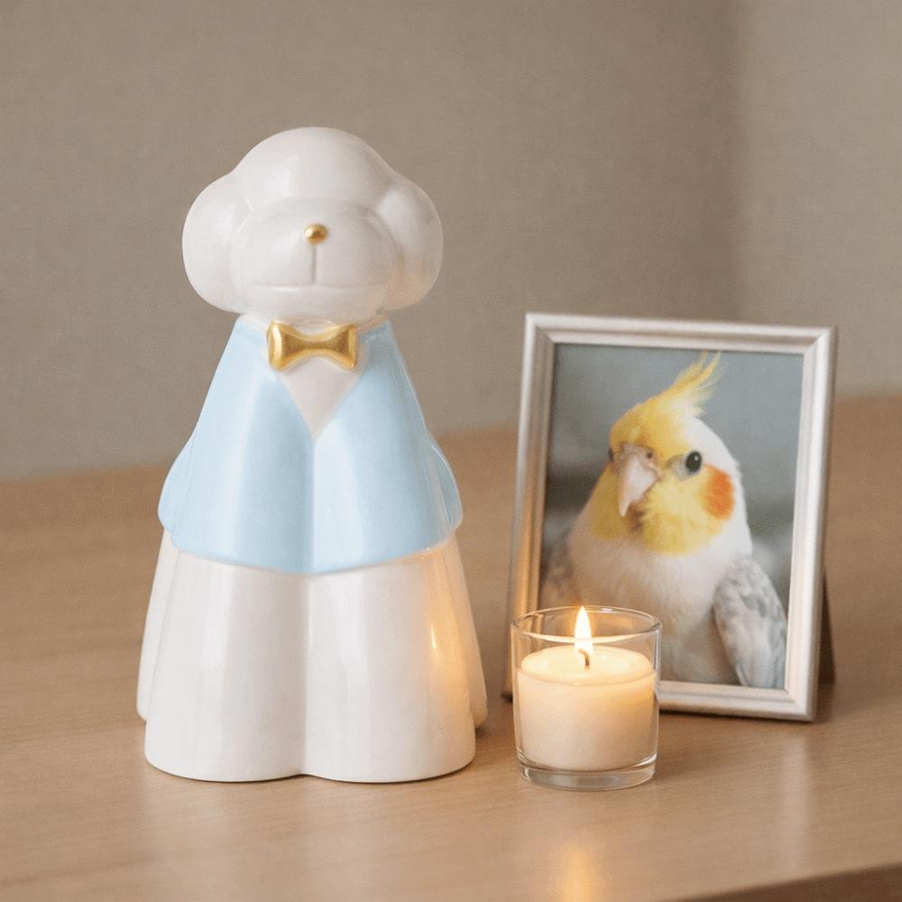 Moisture-proof Pet Memorial Urn Dog Shape Cat Funeral Urn Pet Ashes Storage Box  Pet Supplies