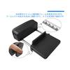 RUIYA Honda Grade Armrest Console Box, Armrest Storage Box, Car Armrest Gap Storage Pocket (Black with Black Stitching)