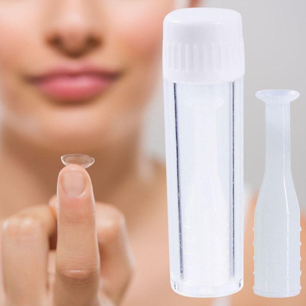 

5Pcs Rigid Insertion Tool Silicone Plunger Remover Soft Suction Stick Contact Lenses