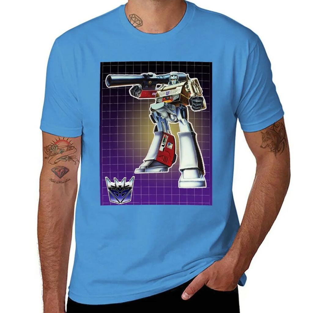 New Megatron G1 Box Art TShirt Short Sleeve Tee Custom T Shirt Graphic T Shirts Unisexs Clothing
