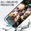 JoJo Adventure Giorno Giovanna Black Phone Case For Samsung ZFlip7 ZFlip6 ZFlip5 ZFlip4 ZFlip3 5G Hard Protective Galaxy Z Flip