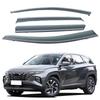 Window Visors & Rain Guards with Bright Strips for 21st Model Tucson L