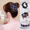 Women fashion Ponytail Holder Hair Accessories Headwear Crystal Hair Claw HairClips Bun Hairpin