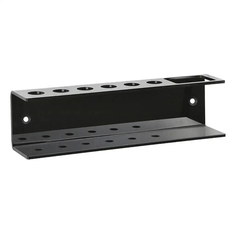 6 Slot Marker Pens Holder Wall-Mounted Eraser Storage Rack Space-saving 6-Hole Pen Stand  School