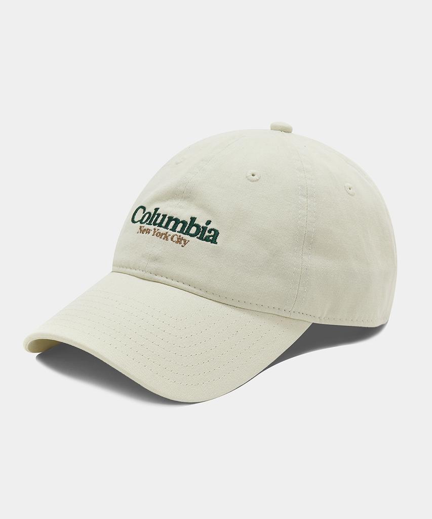 COLUMBIA UNIVERSITY Nyc Emb Washed Oversized Cap_Ivory