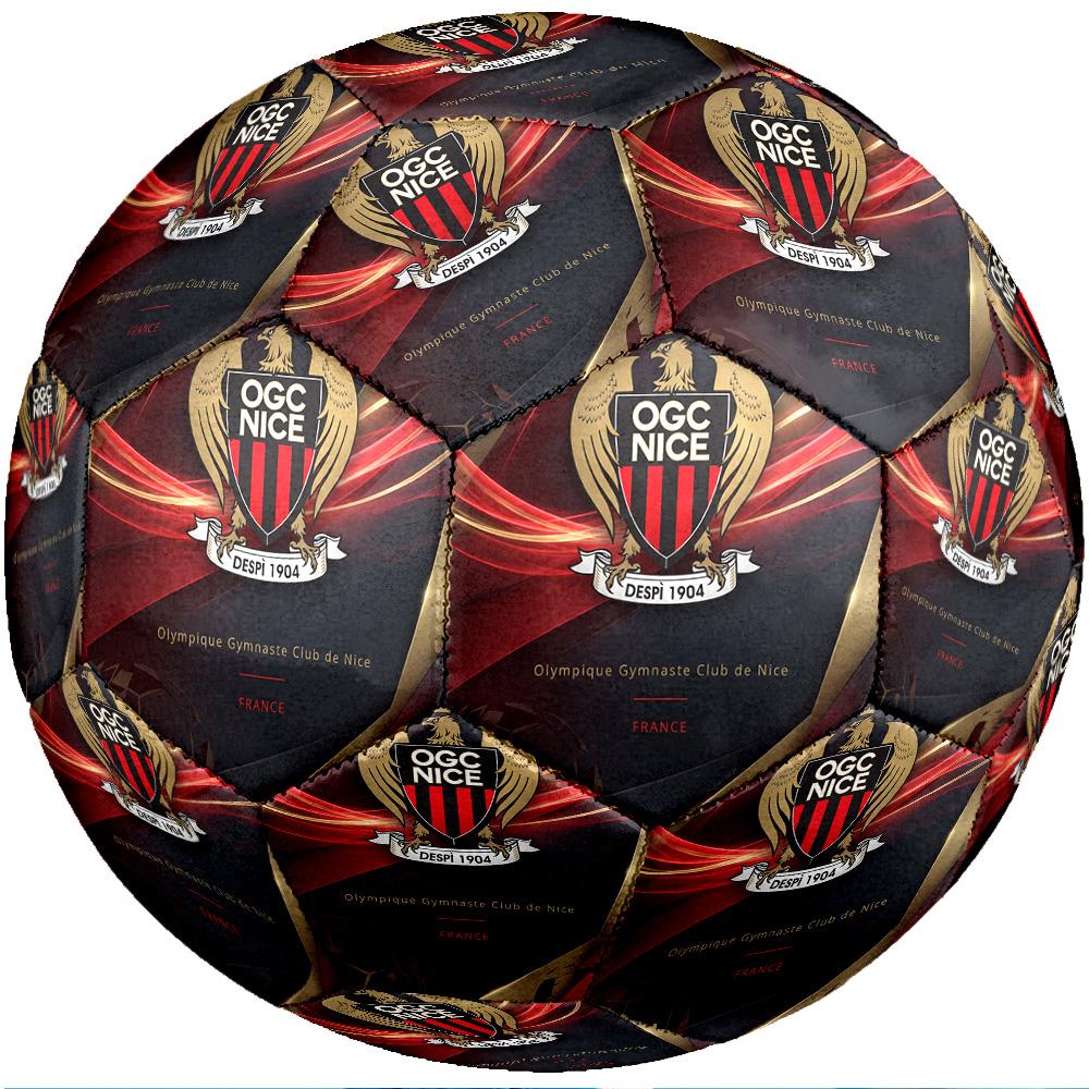OGC Nice FC Size 5 Standard Football Durable Training Match Soccer Ball for Adult Outdoor Sports