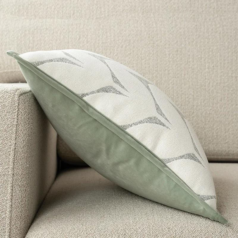 Skin-friendly Chenille Pillow Cover Cushion Cover (excluding Filling) Living Room Sofa Decoration Cushion Cover
