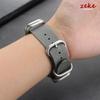 Military Sports Watch Strap Nylon Silver Ring Buckle 18mm 20mm 22mm Man Women for Seiko Ribbed Braid Replace Watch Accessories