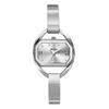 YaLaLuSi Elegant Gold Bangle Ladies Watch Green Dial Tiny Crystal Index Quartz Wristwatch Vintage Watch Premium Gift Box