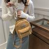 Korean Version Bow Double Shoulder Small Bag Women 2025 New Trendy Fashion Backpack Cute Portable Shoulder Bag Schoolbag