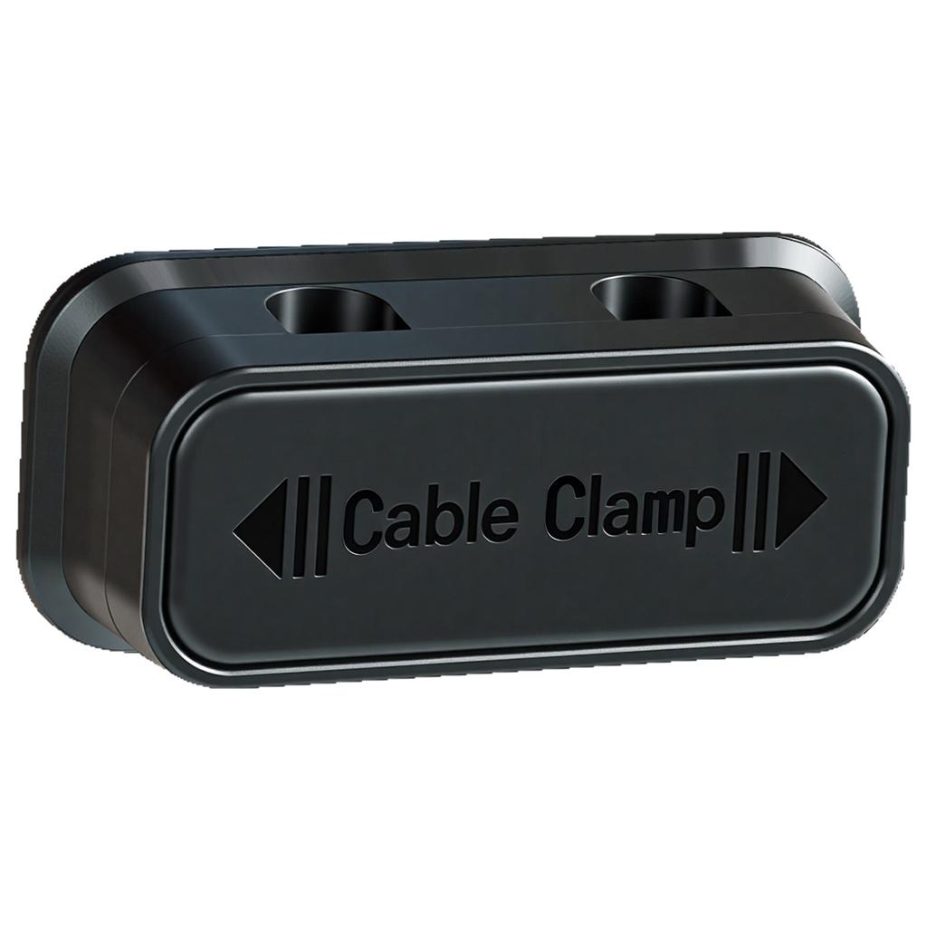 Magnetic Dual-Port Cable Organiser for Desktop or Wall Mounting