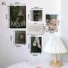 6/915/20pz Carte Ins Biglietto Messaggio Cartolina Decorazione Muro Camera da Letto Adesivi Murali Decorativi Decorazione Stanza Oggetti di Scena per Fotografia